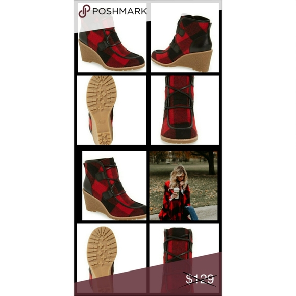 BASS  Teresa  Plaid Wedge  from: Nordstrom - Picture 7 of 8